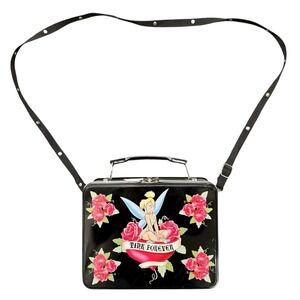Vintage Disney Collectible Tink Forever Tinkerbell Retro Lunchbox w/Strap RARE